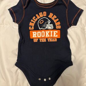 NFL Chicago Bears Navy and Orange Baby Bodysuit